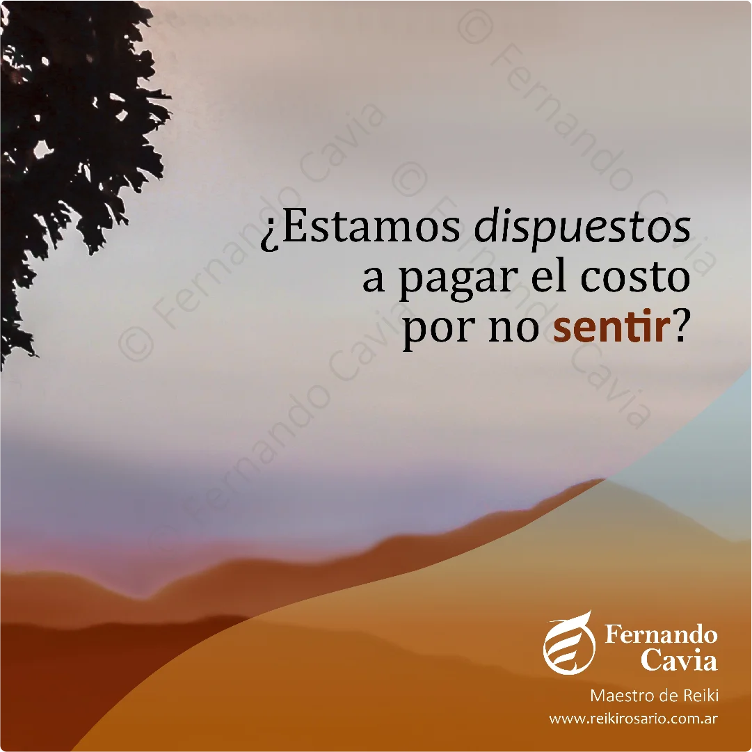 No sentir.