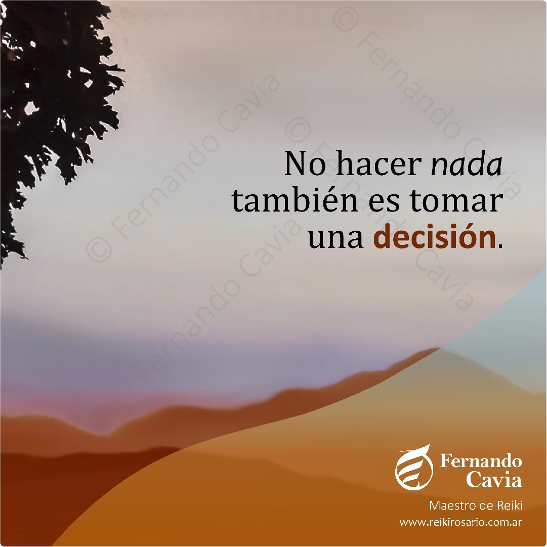 No actuar.