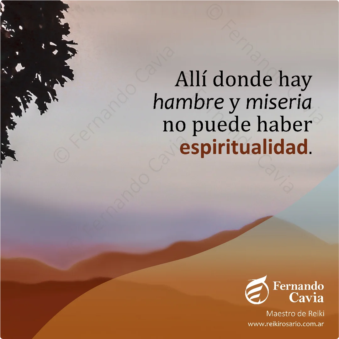 Necesidades básicas y espiritualidad.