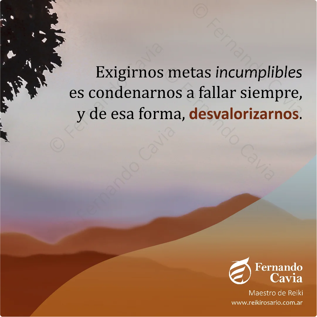Metas incumplibles.
